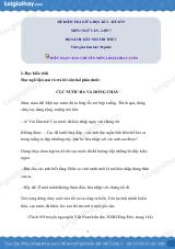 Đề thi giữa kì 2 Văn 7 Kết nối tri thức - Đề số 9